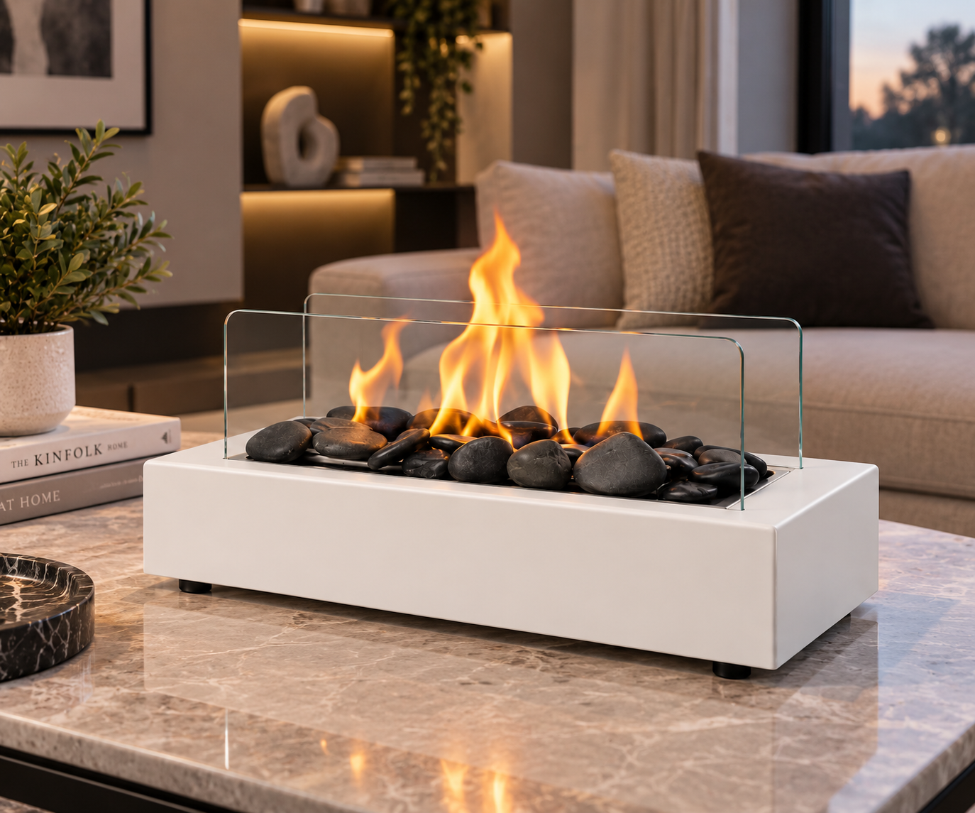 Stoni Bio Kamin Steel – Kamin na Bioetanol (BELI) - Слика 2