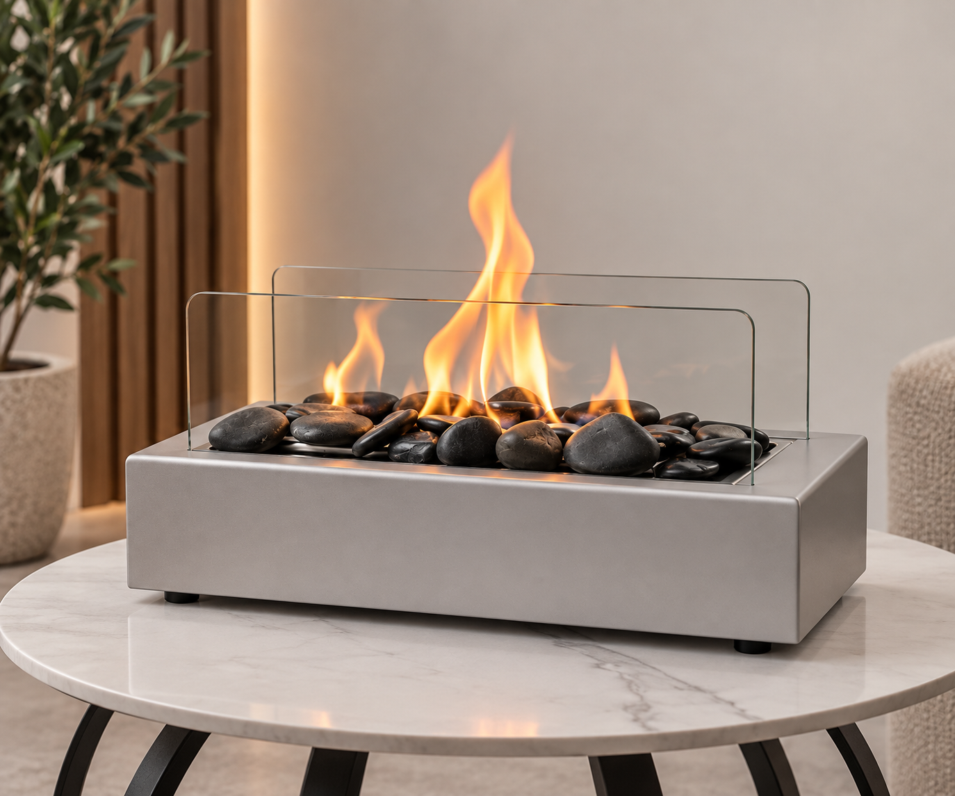 Stoni Bio Kamin Steel – Kamin na Bioetanol (SIVA) - Слика 2
